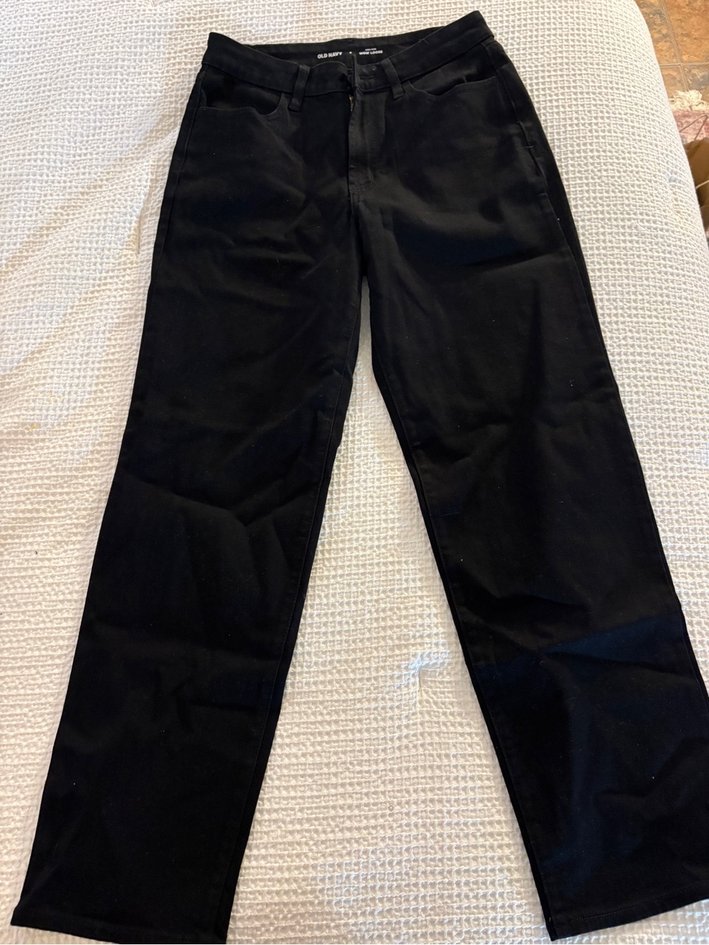 Old Navy Black Women’s Straight-Leg Pants
